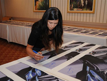 Danica Patrick signing